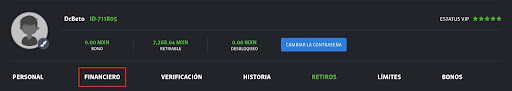 apartado Financiero