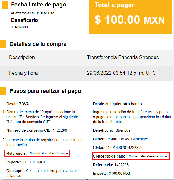 Realiza tu transferencia SPEI Realiza tu transferencia SPEI
